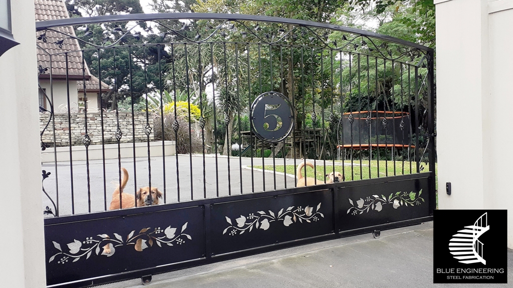 Wrought Iron Decorative Driveway Gates. Driveway Gates, Gauteng, Johannesburg, Pretoria, KwaZulu Natal, Durban, South Africa