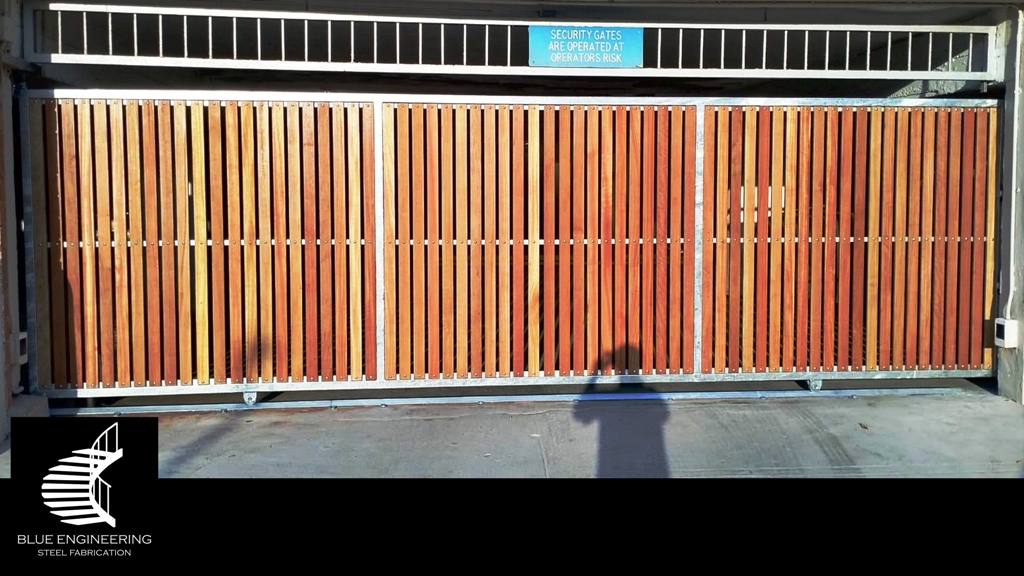 Steel and Wood Sliding Gates. Driveway Gates, Gauteng, Johannesburg, Pretoria, KwaZulu Natal, Durban, South Africa