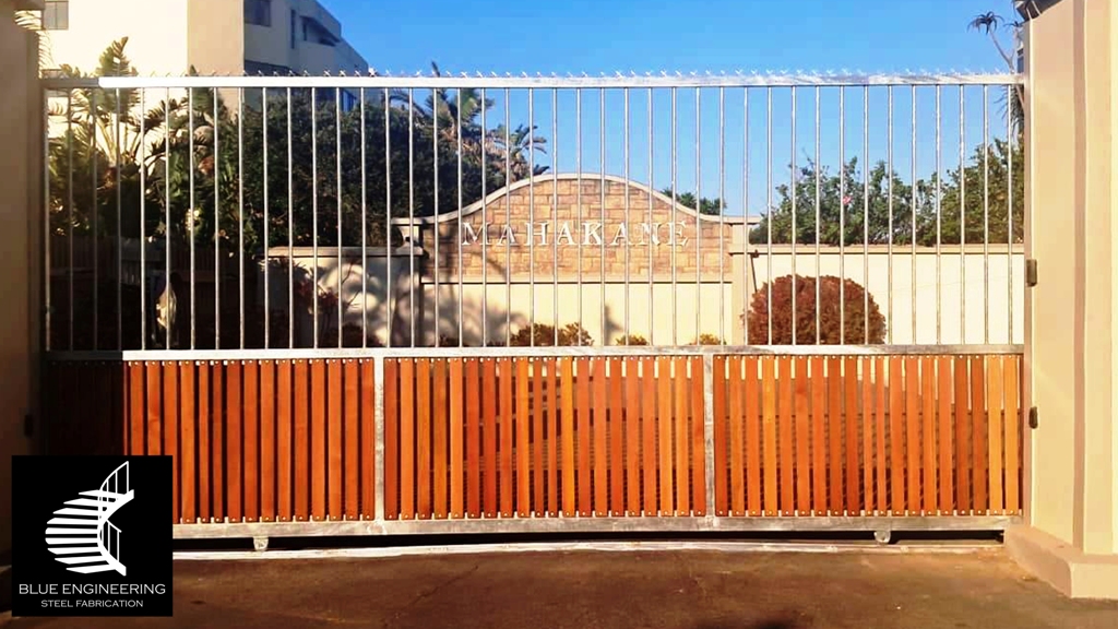 Steel and Wooden Sliding Gates. Driveway Gates, Gauteng, Johannesburg, Pretoria, KwaZulu Natal, Durban, South Africa